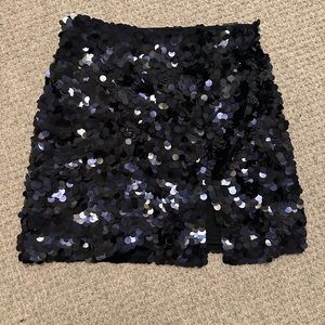 H&M sequin mini skirt